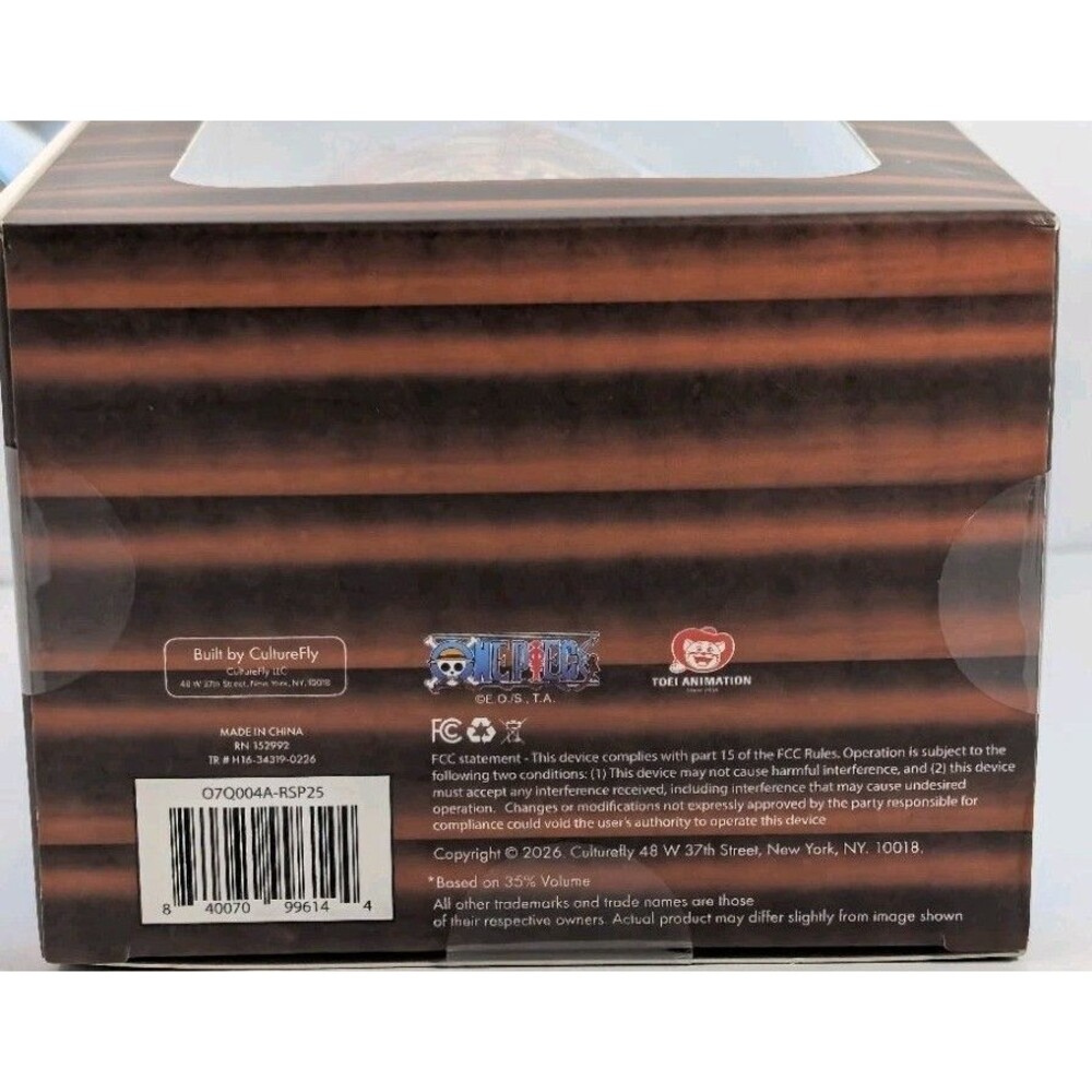 CultureFly One Piece Collector's Edition Wireless Bluetooth Speaker New in Box - Picture 6 of 8